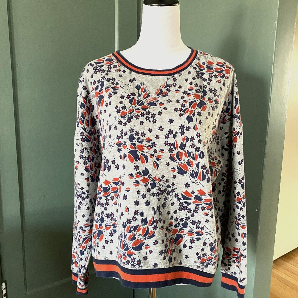 Printed Cotton Sweatshirt | Boden | L